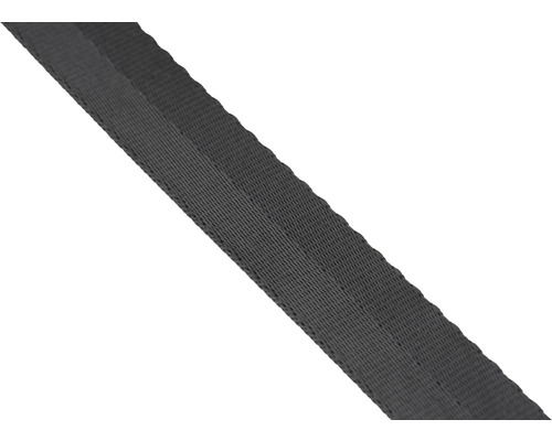 Bande Mamutec en polyester noir, 25 mm au mètre