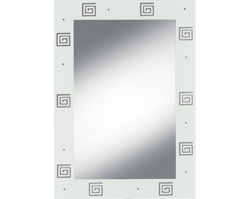Miroir à sérigraphie Lima 40x60 cm opale