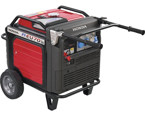 Générateur Honda avec roues et poignée