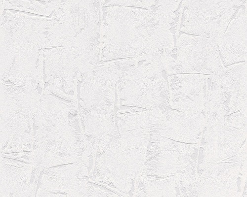Papier peint intissé Casual Living aspect crépi blanc Papier peint à motif structuré