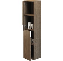 Armoire haute Baden Haus Space 150x35 cm frêne foncé 2 portes