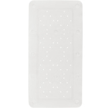 Weisse Badewannenmatte mit Saugnäpfen