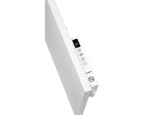 Elektroheizkörper mit digitalem Display und Bedienelementen