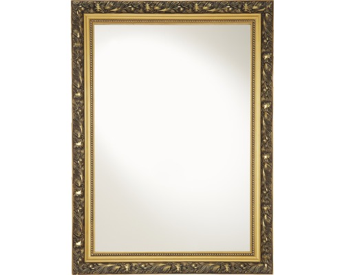 Cadre miroir bois Verde 55x75 cm doré