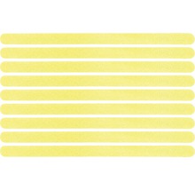 Bandes antidérapantes jaunes pour escaliers et surfaces lisses