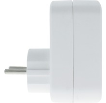 Connecteur d'adaptation USB 230 V 2x USB blanc-thumb-8