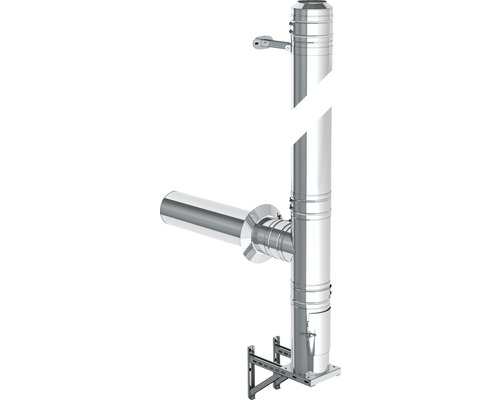 Jeremias DW-FU Set Typ 250 ca. 5 m 160 mm mit Dämmung 32,5 mm Wandmontage