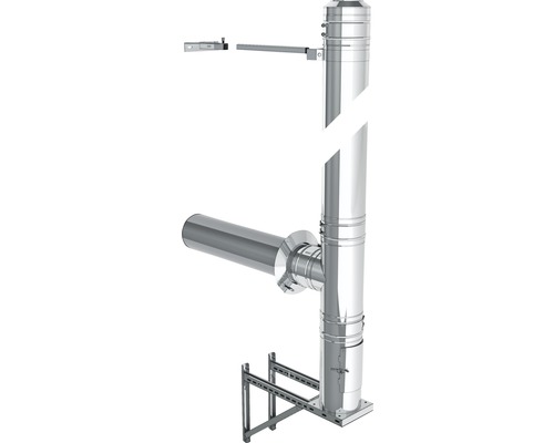 Jeremias DW-FU Set Typ 500 ca. 5m 130mm mit Dämmung 32,5 mm Wandmontage-0