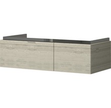 Waschtischunterschrank Baden Haus Avril BxHxT 100 x 30 cm x 45 cm Frontfarbe eiche hell holzdekor