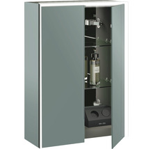 Spiegelschrank SPACE 50x70cm, LED verspiegelt schwarz