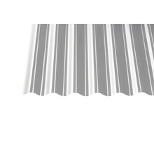 Plaque ondulée PVC Sinus 76/18 transparente 2000 x 900 x 0,7 mm-thumb-1