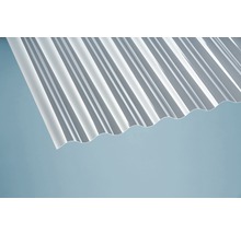 Plaque ondulée PVC Sinus 76/18 transparente 2000 x 900 x 0,7 mm-thumb-3