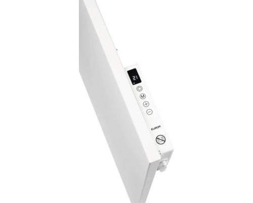 Chauffage électrique blanc avec commande numérique