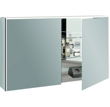 Spiegelschrank SPACE 120x70cm, LED verspiegelt schwarz
