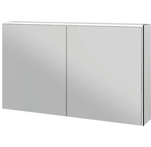 Spiegelschrank SPACE 120x70cm, LED verspiegelt schwarz