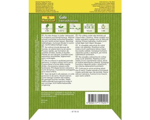 FloraSelf Gala Feldsalat Samentüten