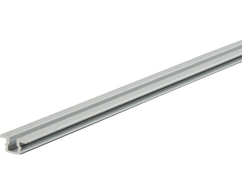 Profilé de coulissage et de guidage SlideLine 1plus à enfoncer, 2000 mm, aluminium argent anodisé, 1 pièce