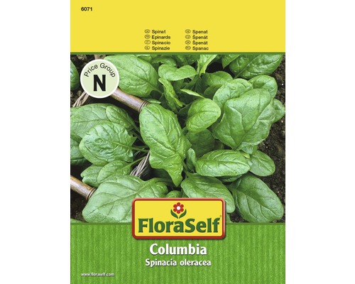 Épinards 'Columbia' FloraSelf semences de légumes hybrides F1