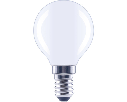Ampoule en forme de goutte LED FLAIR à intensité lumineuse variable G45 E14/4W(40W) 470 lm 6500 K blanc lumière du jour mat