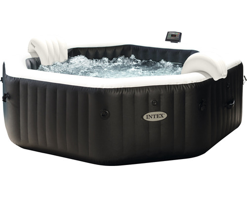 Aufblasbarer Intex Whirlpool mit Bedienfeld und Wassermassage