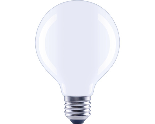 Ampoule globe LED FLAIR à intensité lumineuse variable G80 E27/7W(60W) 806 lm 6500 K blanc lumière du jour mat