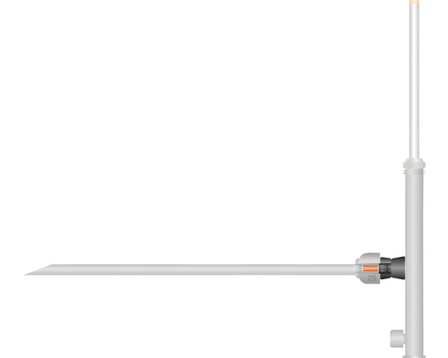 Pare-boue pour montage sur gouttière