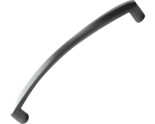 Möbelgriff Bügelgriff Metall matt/chrom Lochabstand 128 mm LxBxH 137/10/29 mm Gebogener Möbelgriff