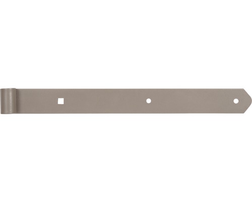 Paumelle de volet Duravis forme droite 400 mm Ø 13 mm beige perle