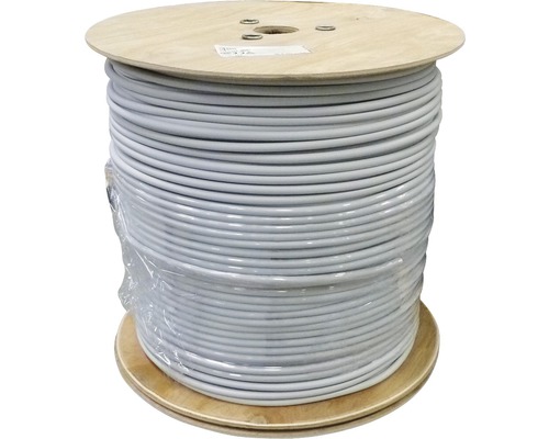 Mantelleitung NYM-J 5x1,5 mm² Profitrommel 400 m grau Rolle mit Kabel
