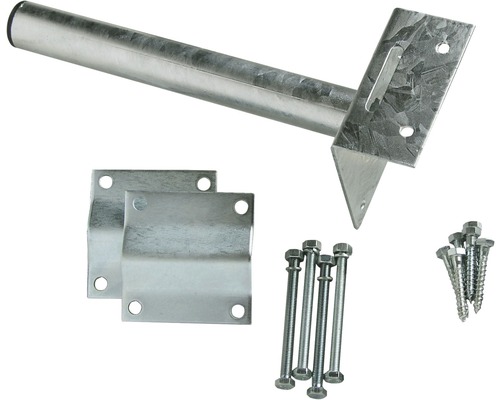 Pfostenhalter-Set mit Schrauben und Bolzen