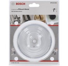 Scie cloche Bosch Progressor Wood plus Metal, diamètre 111 millimètres