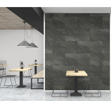 Lambris en PVC GX Wall+ Dark Stone 5x450x900 mm-thumb-0