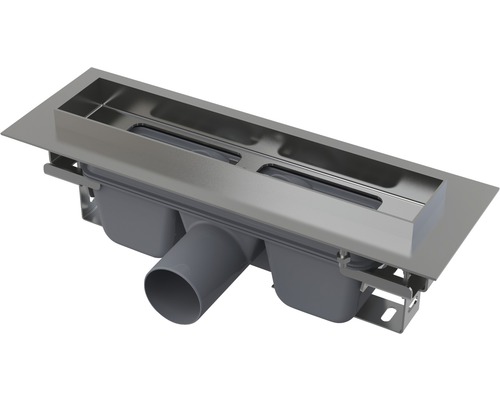 Duschrinne APZ6 300 mm 95 mm Muldentiefe edelstahl Duschrinnenkörper aus Edelstahl mit Siphon