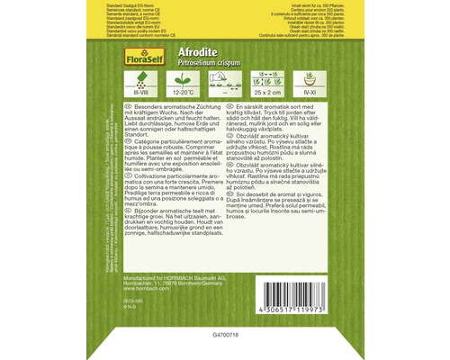 FloraSelf Afrodite Persil Graines