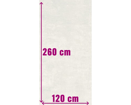 XXL Wand- und Bodenfliese Industrial white anpoliert 120 x 260 x 0,7 cm R10 A