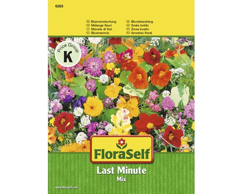 Mélange de graines de fleurs FloraSelf croissance rapide 'Last Minute' semences non-hybrides