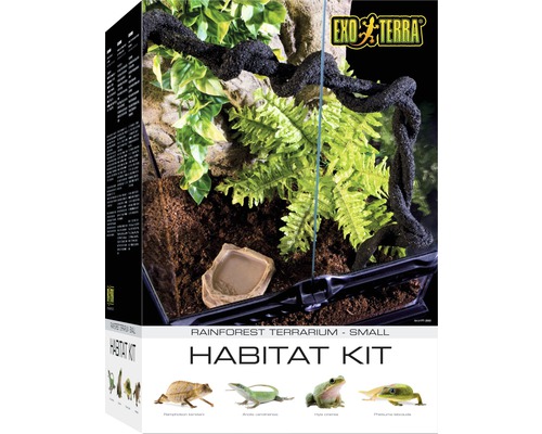 Exo Terra Habitat Kit pour terrarium de forêt tropicale, petit