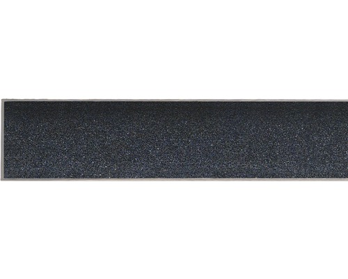 Caniveau de douche Floor 550 mm acier inoxydable mat Marche d''escalier noire
