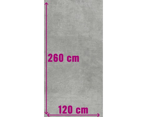 Carrelage sol et mur XXL Industrial Steel semi-poli 120 x 260 x 0,7 cm R10 A