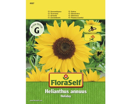 Sonnenblume 'Holiday' FloraSelf samenfestes Saatgut Blumensamen