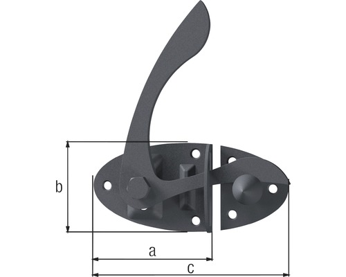 Torriegel mit Abmessungsangaben