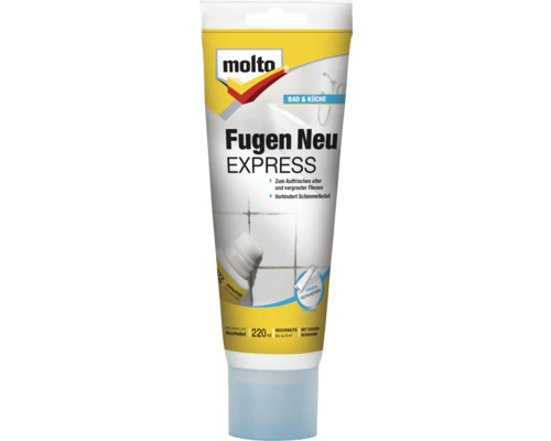 Nettoyant pour joints Molto "Fugen neu Express" 220 ml Tube Molto Fugen Neu Express pour renouveler les joints de carrelage