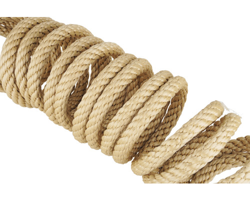 Corde tressée en fibres naturelles