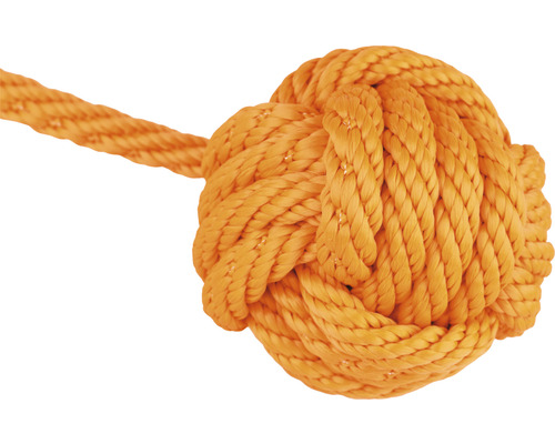 Boule en cordage faite de corde tressée