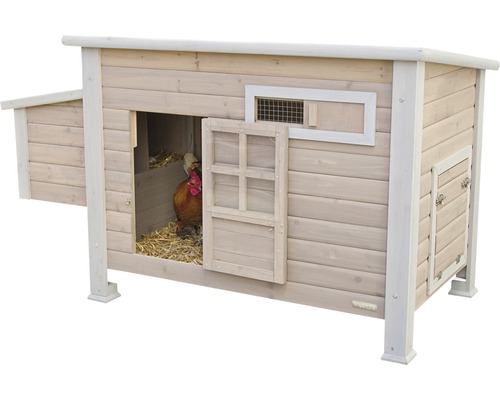 Poulailler KERBL Emma 146x74x85 cm lasuré Poulailler KERBL Emma 146x74x85 cm lasuré
