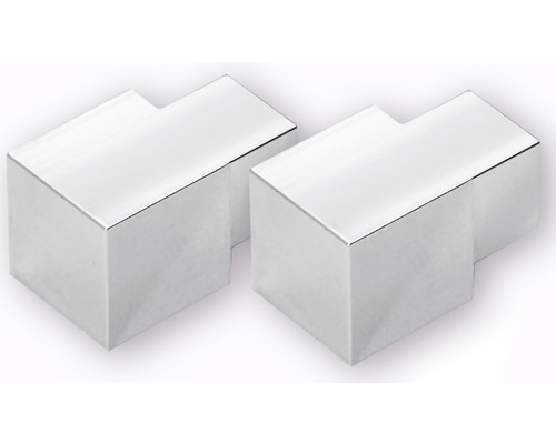 Eckstück Dural Squareline Aluminium Grau 11 mm
