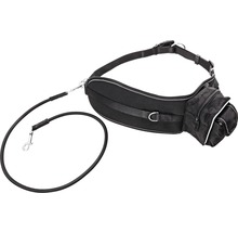 Ceinture de jogging pour chiens avec laisse et sac