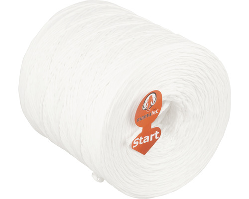 Cordon Mamutec en polypropylène blanc Ø 2.5 mm, 800 m Bobine de fil en coton