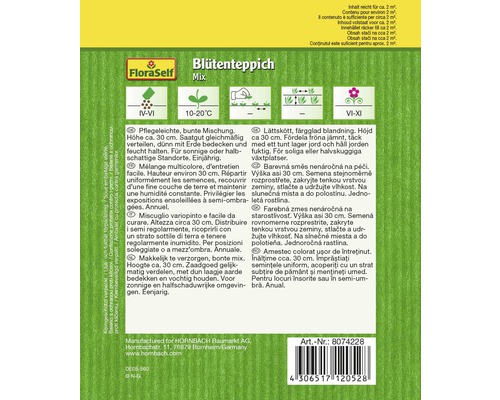 Blütenteppich Mix Samenpackung von FloraSelf
