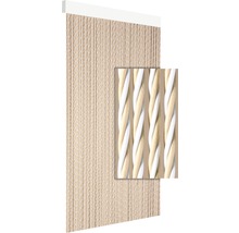 Türvorhang Dara beige-weiß 90x210 cm